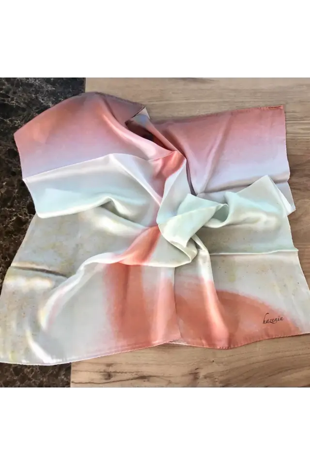 Hazenin İpek Eşarp Hüzme