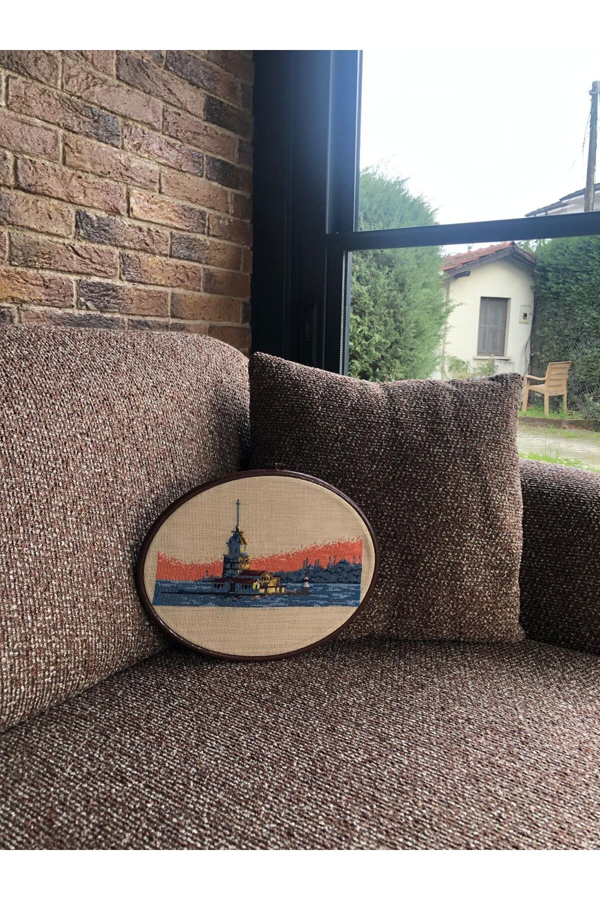 Kız Kulesi Kanaviçe Tablo