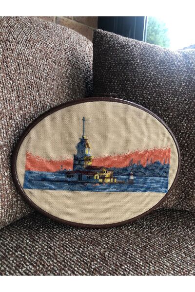 Kız Kulesi Kanaviçe Tablo